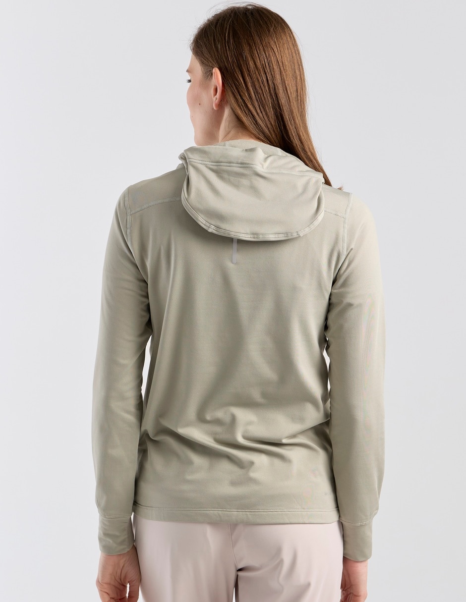 Sudadera con bolsa con cierre para mujer 11
