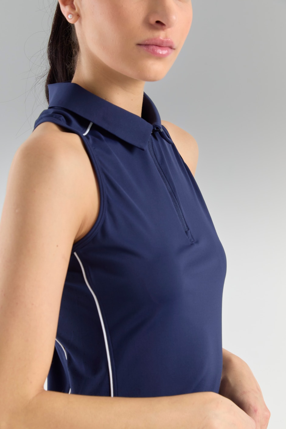 Playera tipo polo golf para mujer 18
