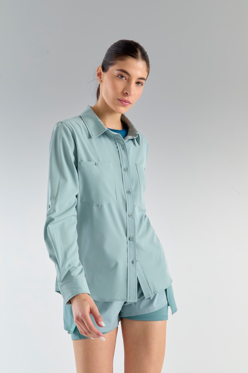Playera deportiva para outdoor de mujer