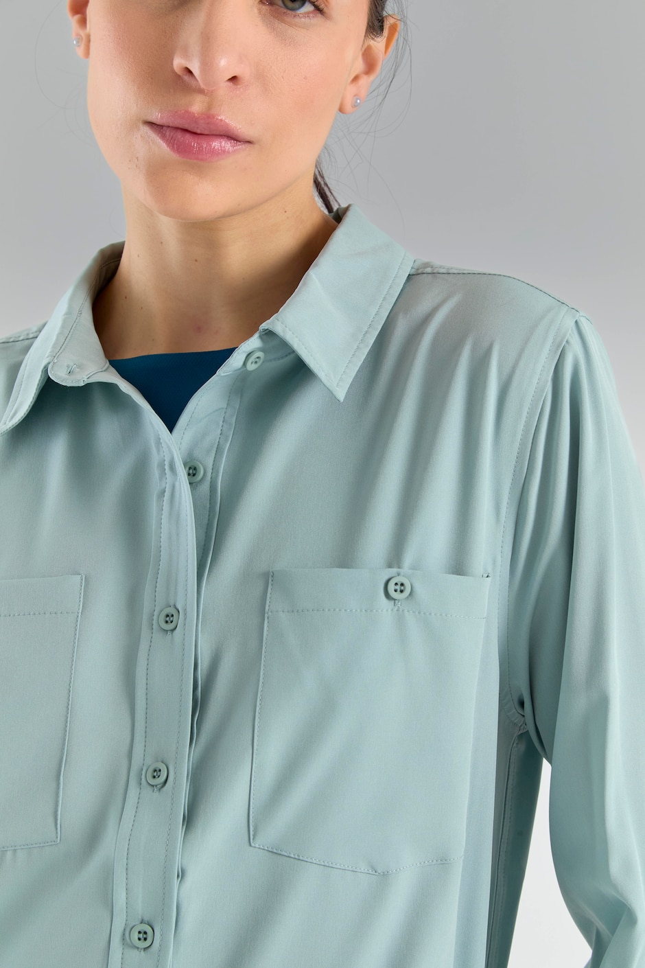 Playera deportiva para outdoor X10 de mujer