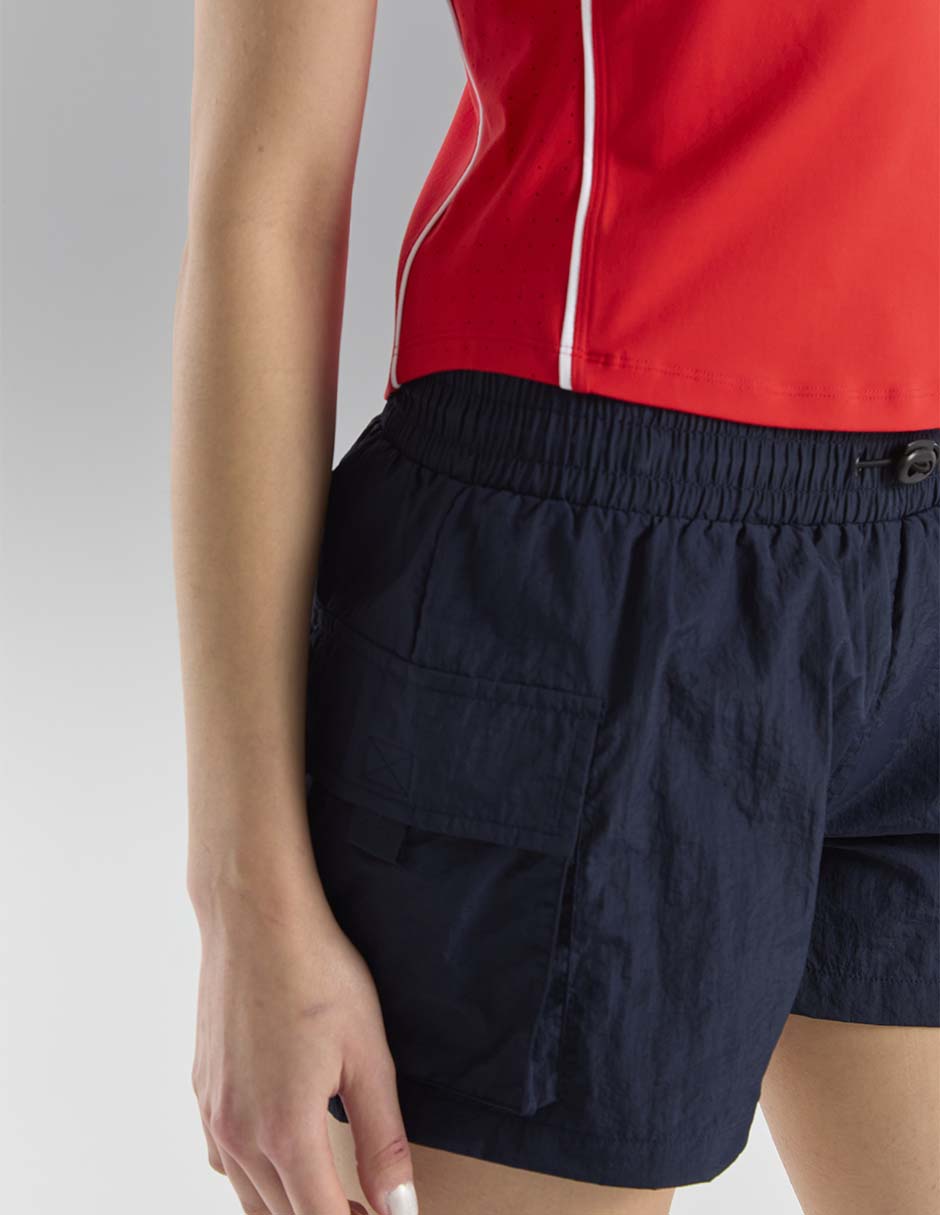 Short con bolsillos X10 para senderismo mujer