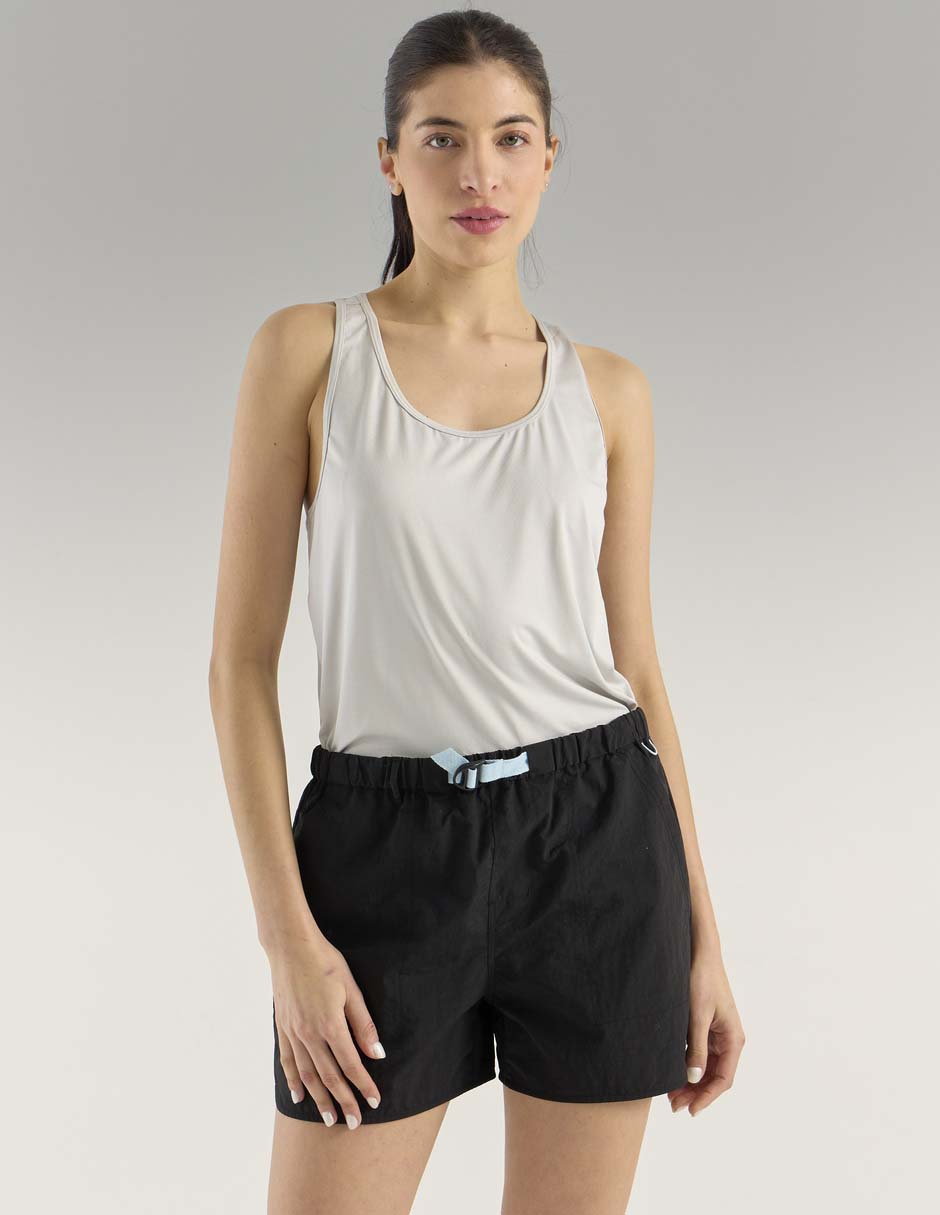 Short bolsa con cierre para outdoor mujer