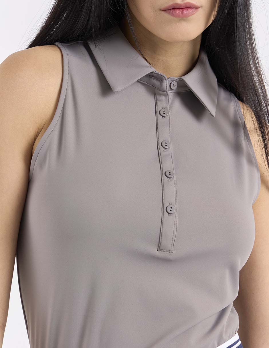 Playera tipo polo tennis para mujer 4
