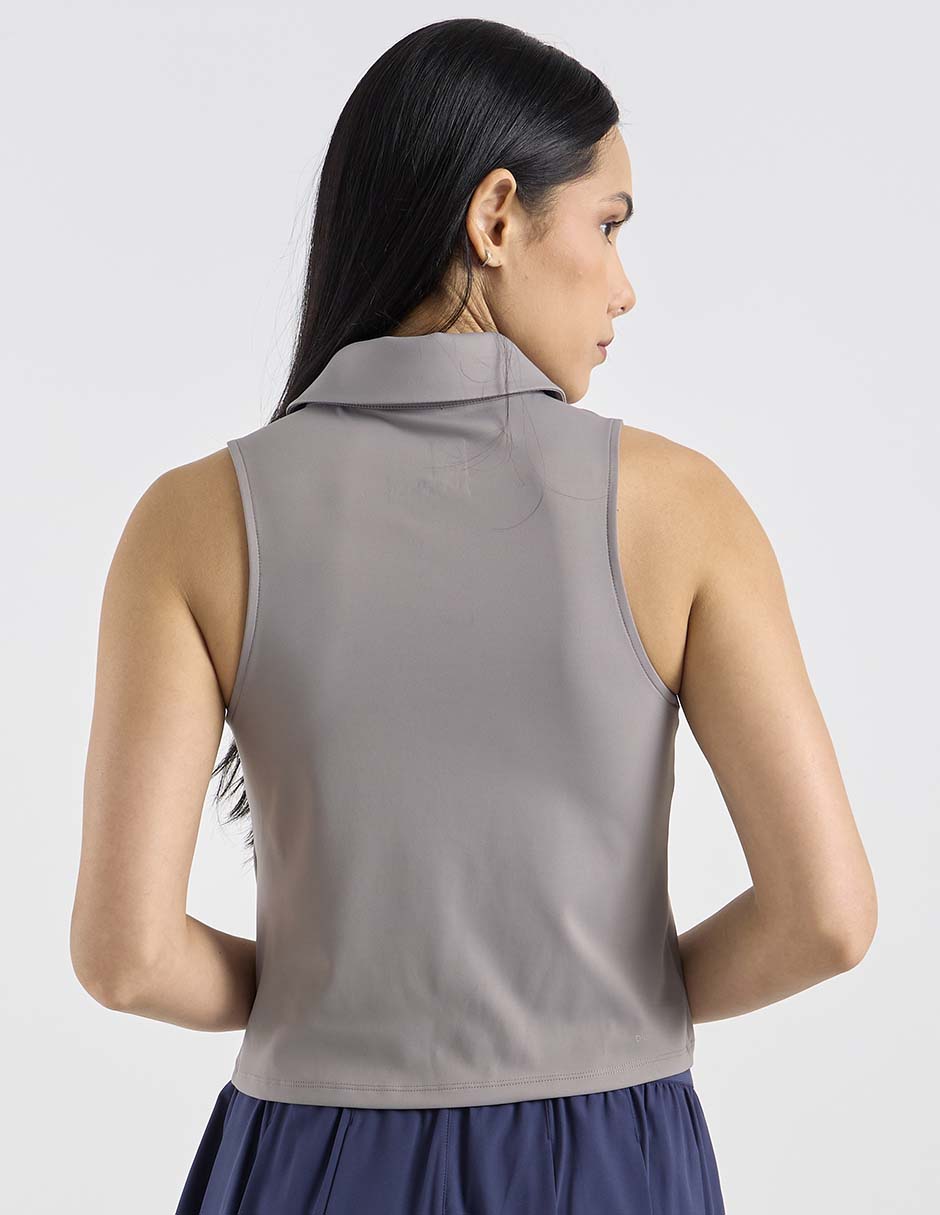 Playera tipo polo tennis para mujer 5