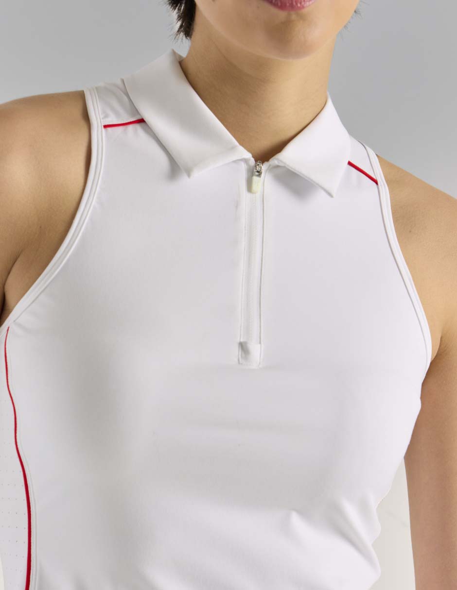 Playera tipo polo tennis para mujer 4