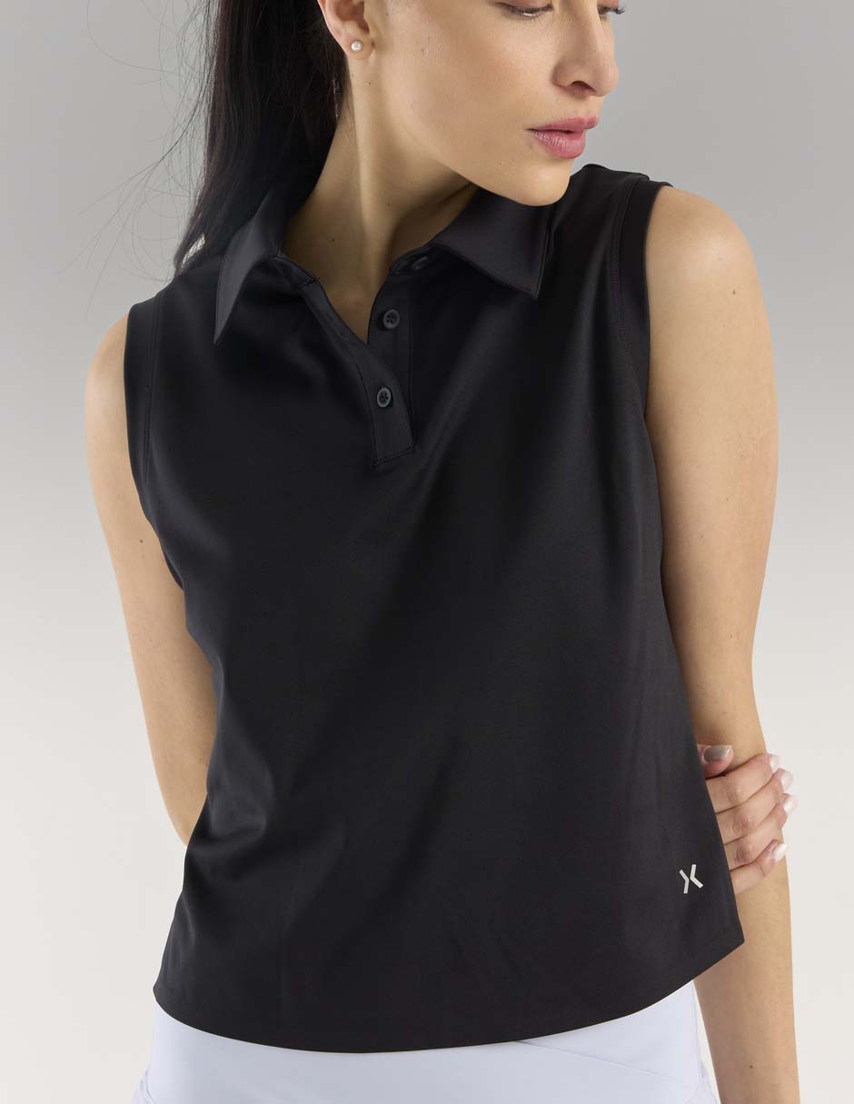Playera tipo polo tennis para mujer 4