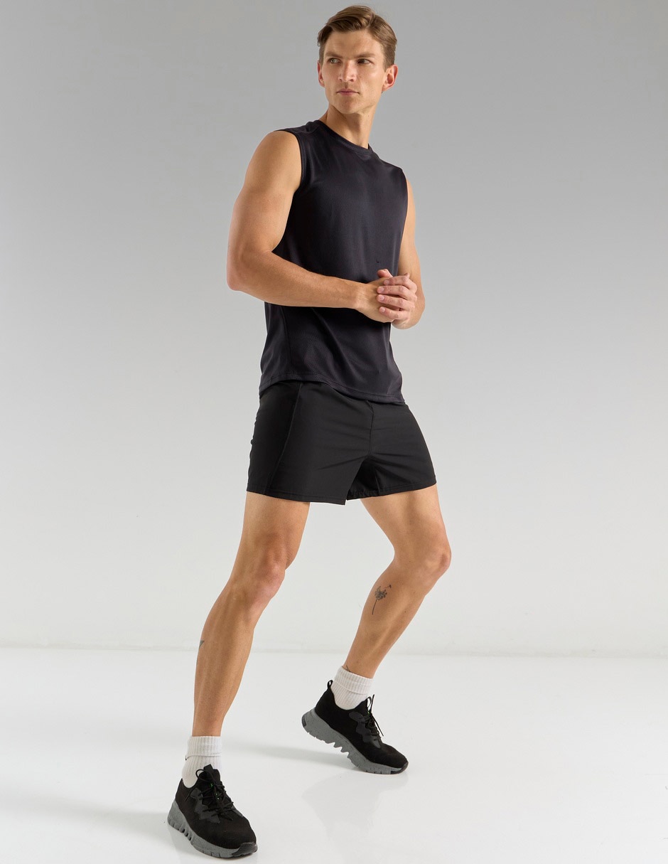 Short con malla X10 para entrenamiento hombre