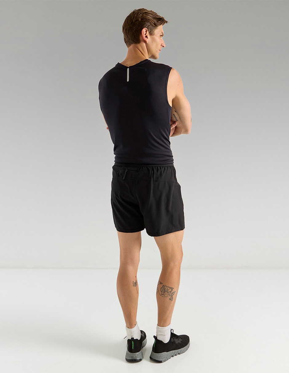 Short con malla X10 para entrenamiento hombre