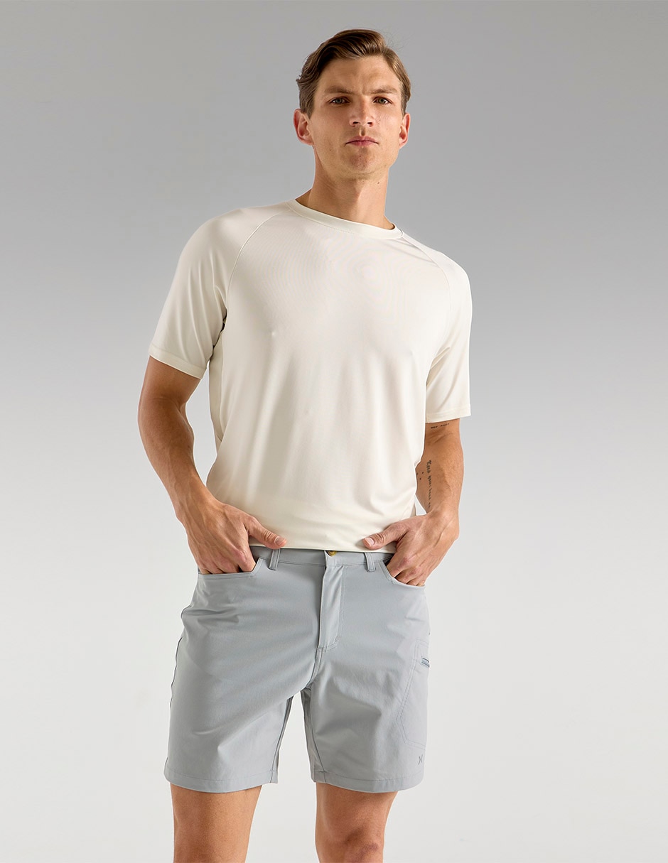 Short con bolsillos para senderismo para hombre