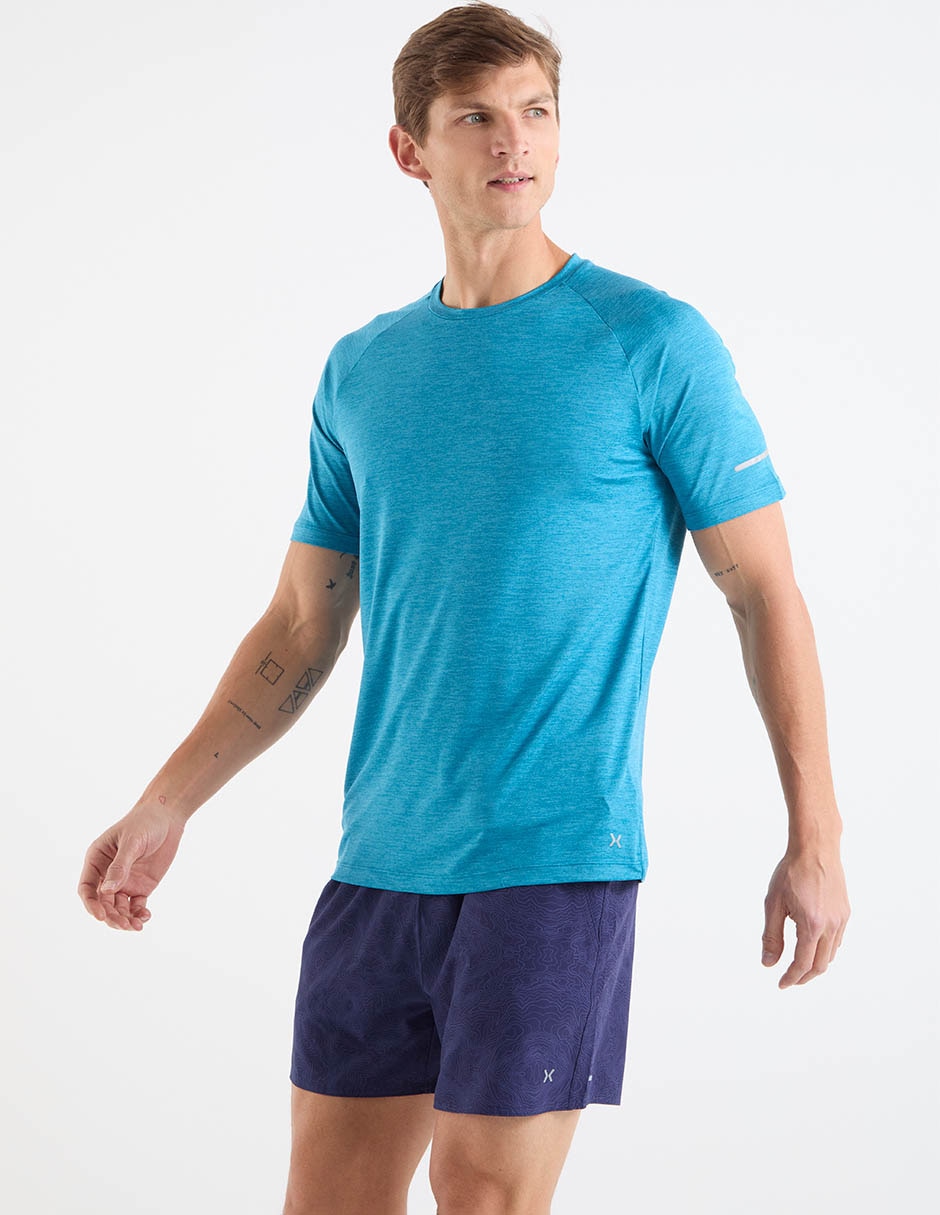 Playera deportiva para correr de hombre 2
