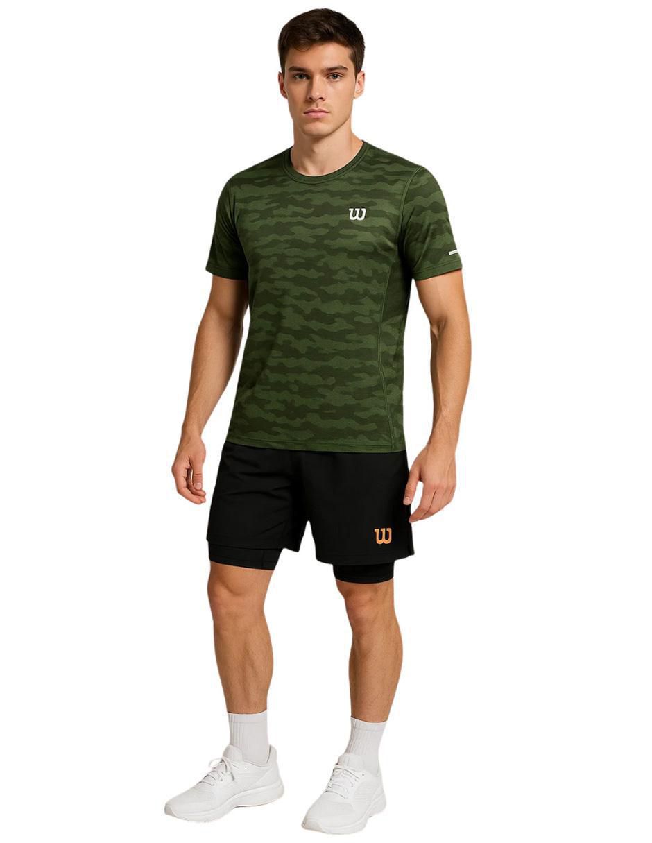Playera deportiva para entrenamiento Wilson de hombre