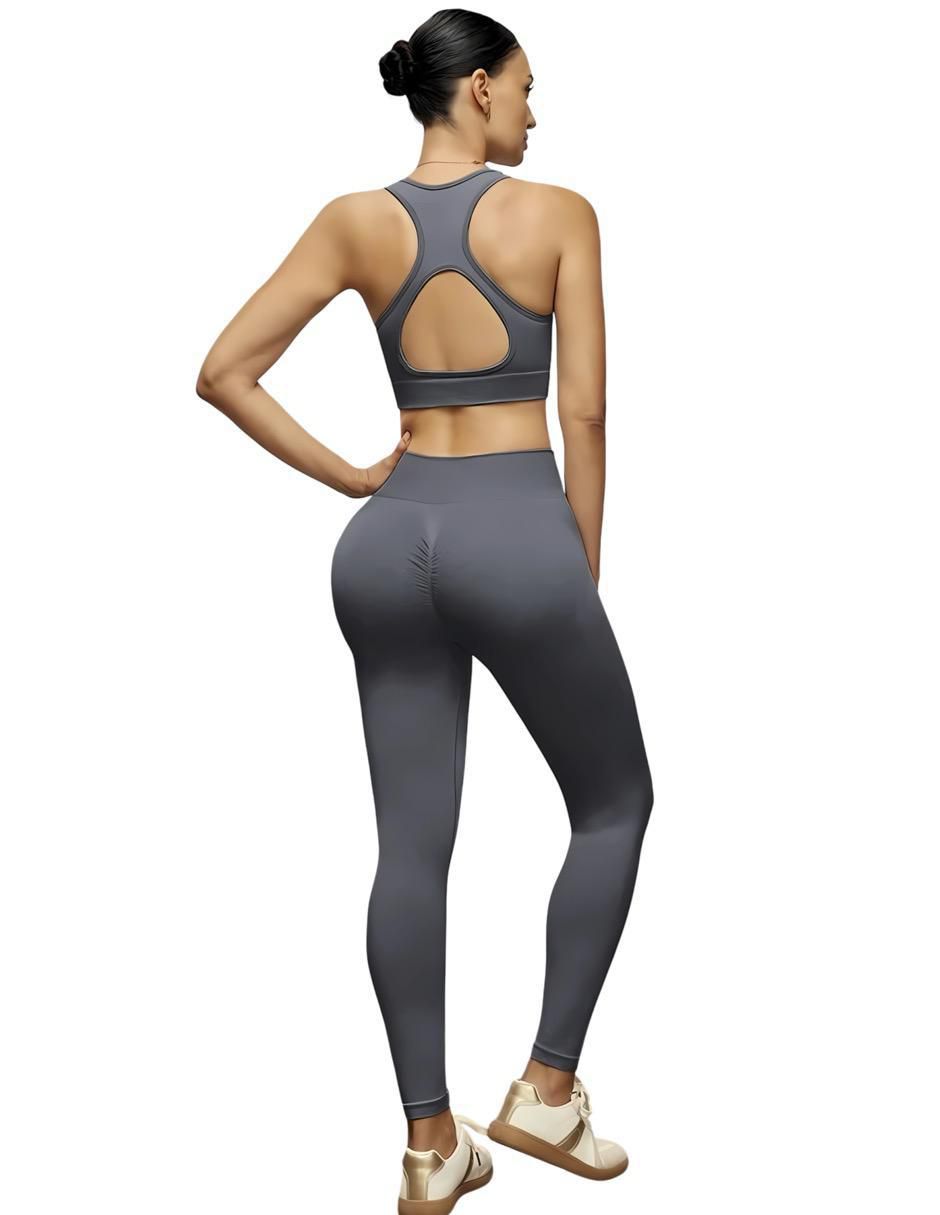Conjunto deportivo ajustado Tomoloon con elástico para mujer