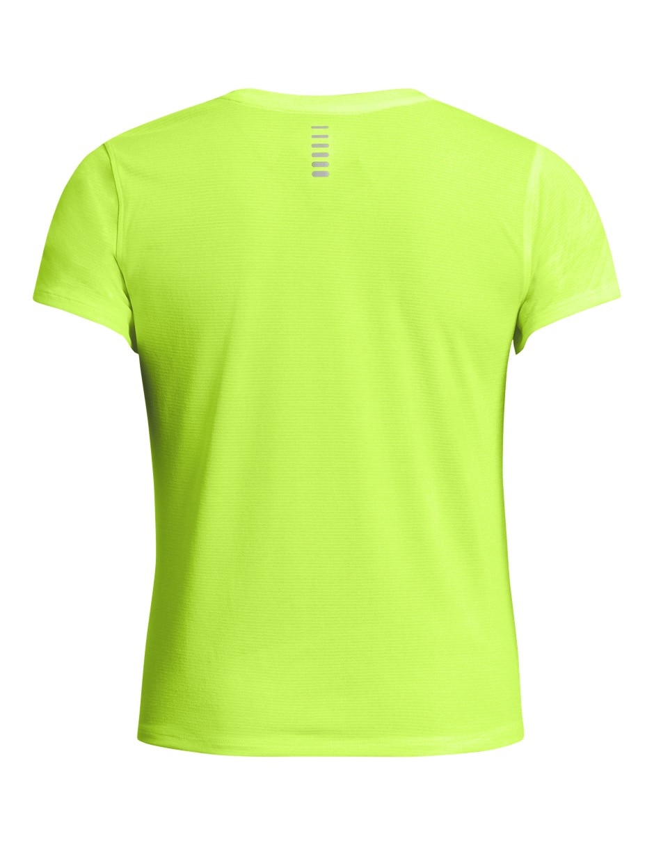 Playera deportiva para correr Under Armour UA LAUNCH SHORTSLEEVE de mujer