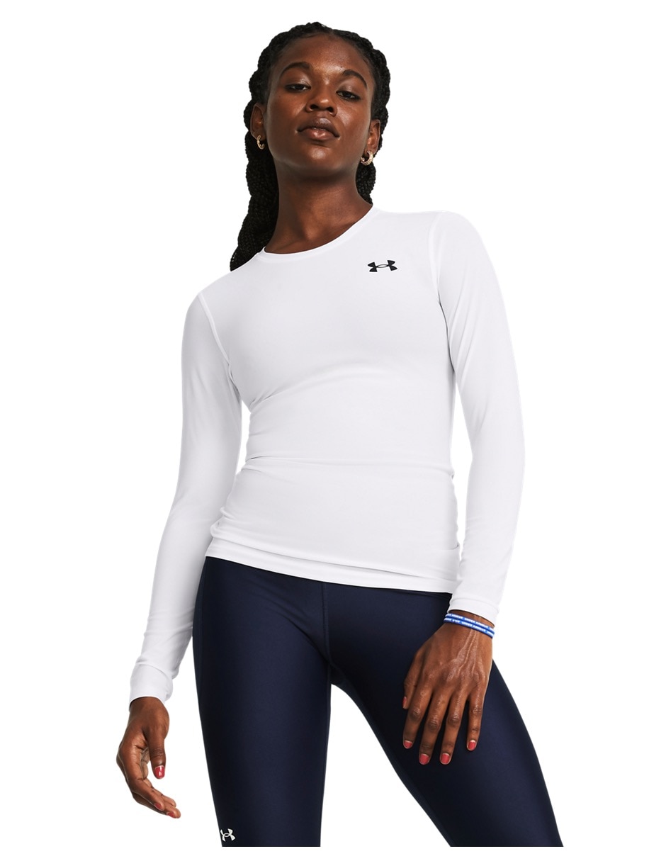 Playera deportiva para entrenamiento UA HG OG Compression LS de mujer