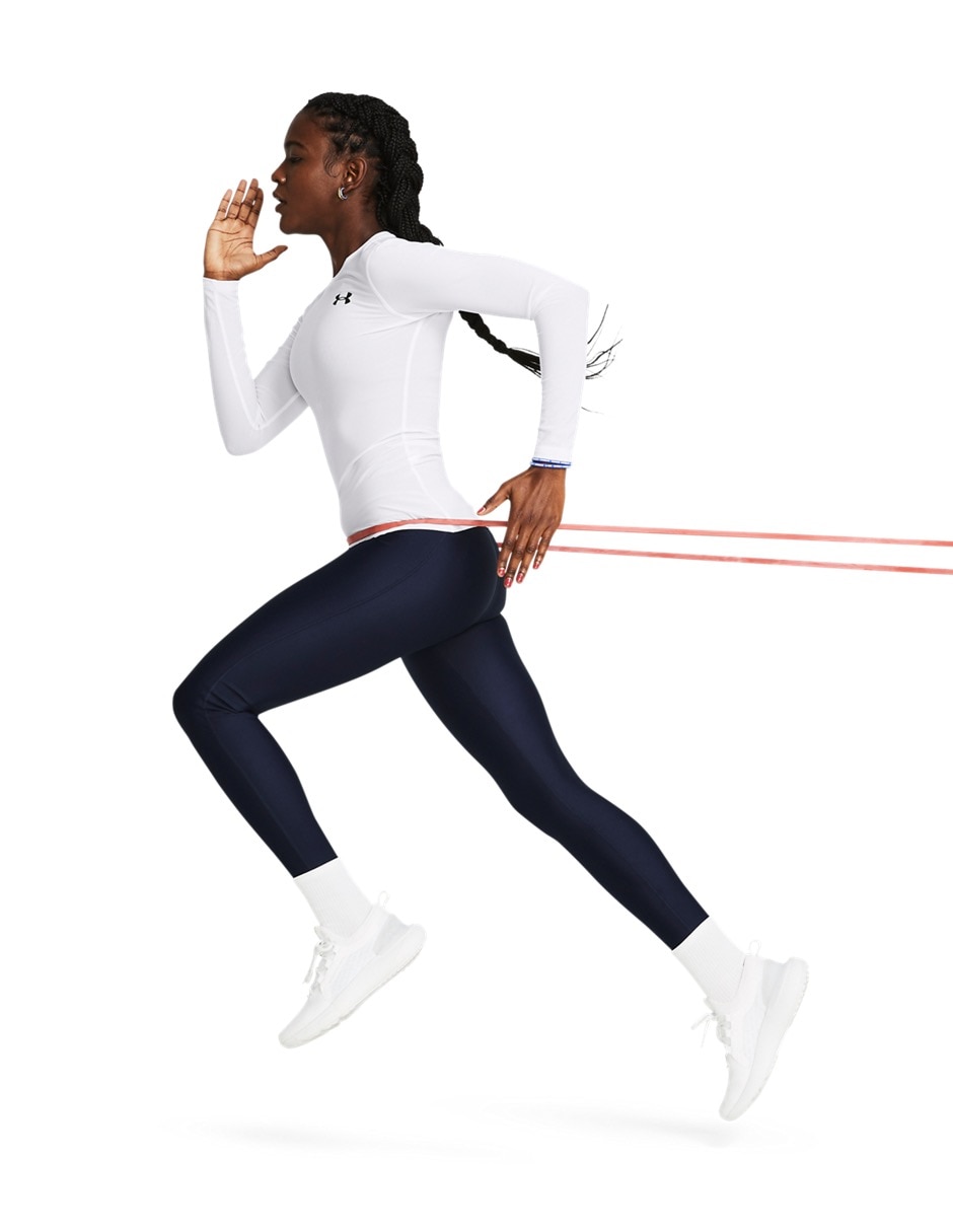 Playera deportiva para entrenamiento Under Armour UA HG OG Compression LS de mujer
