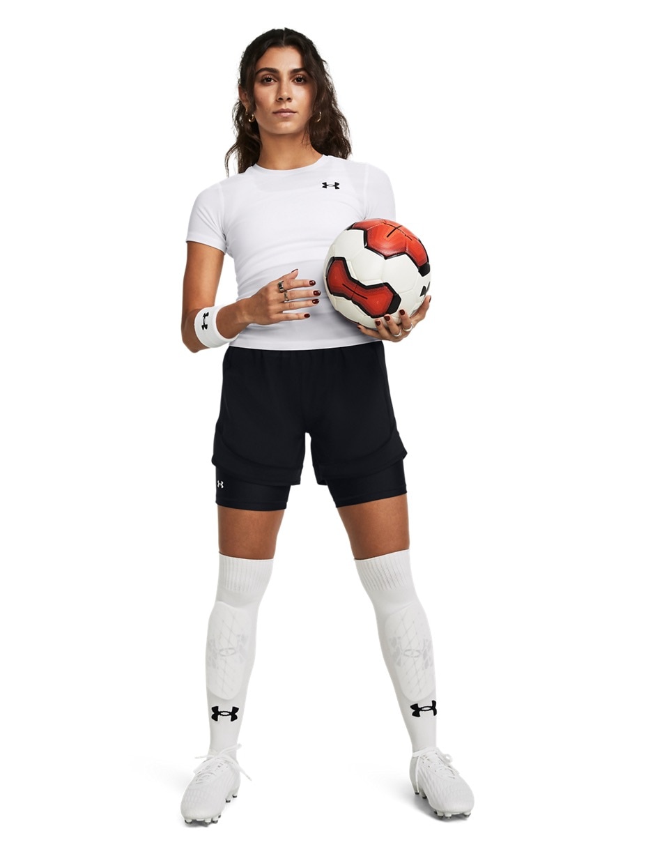 Playera deportiva para entrenamiento Under Armour UA HG OG Compression SS de mujer