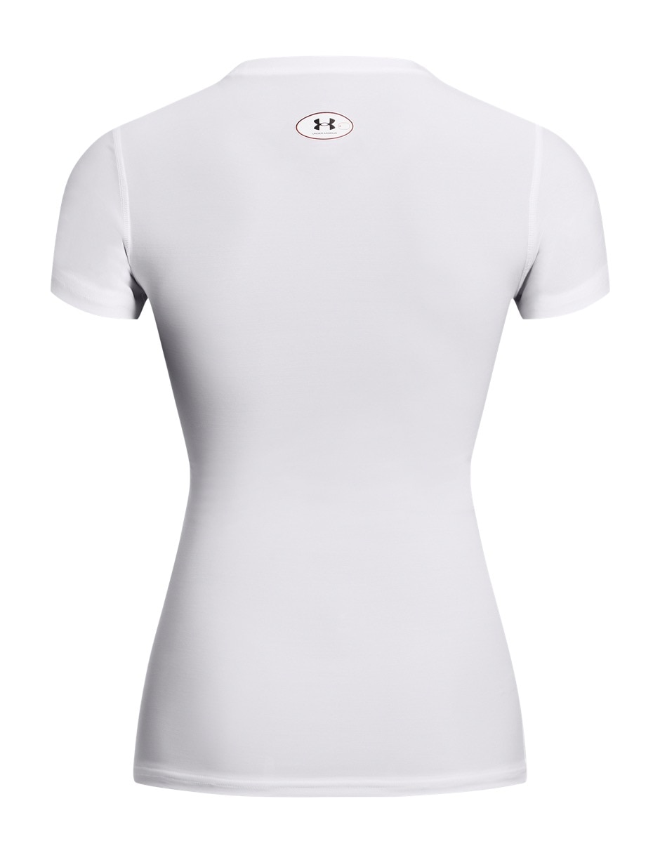 Playera deportiva para entrenamiento Under Armour UA HG OG Compression SS de mujer