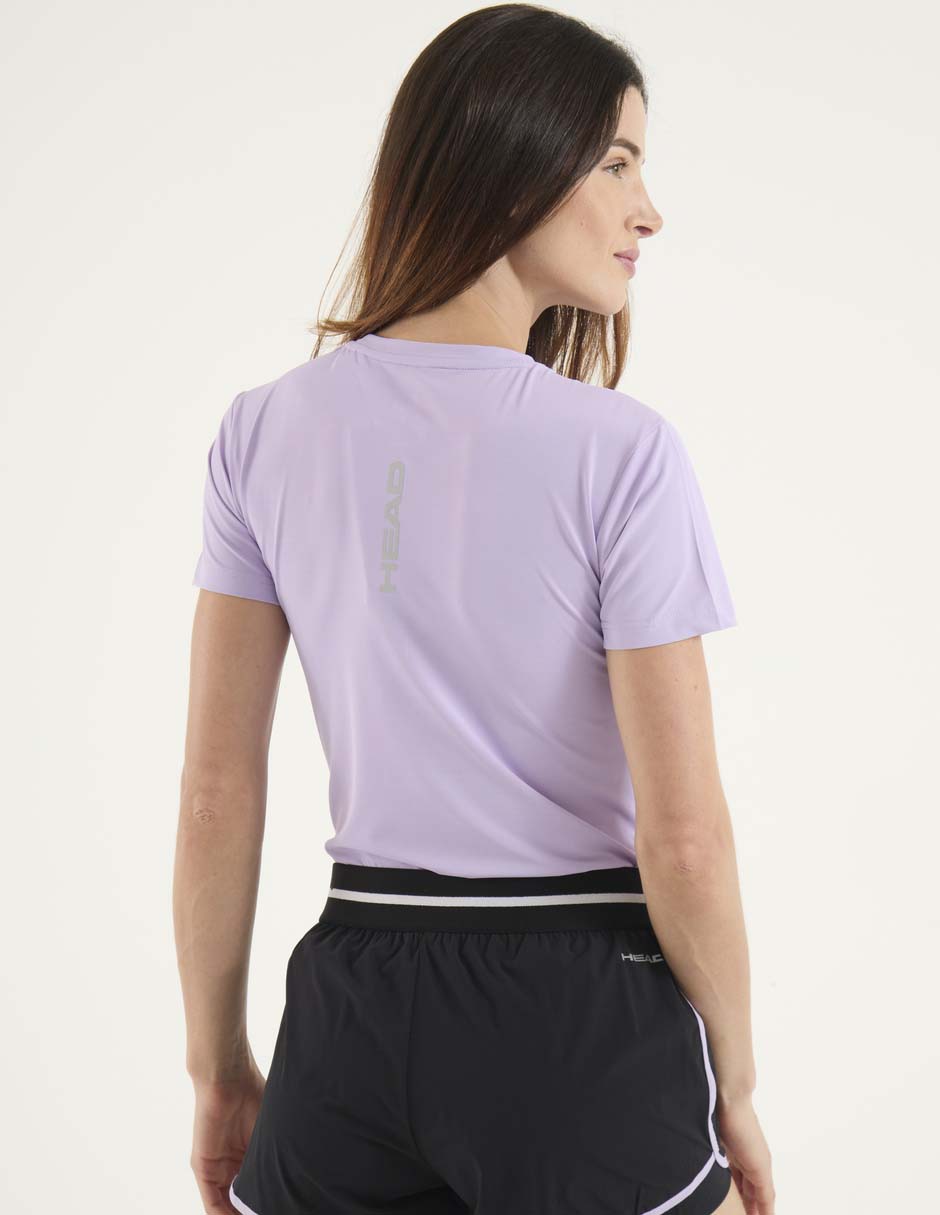 Playera deportiva para deporte con raqueta Head de mujer