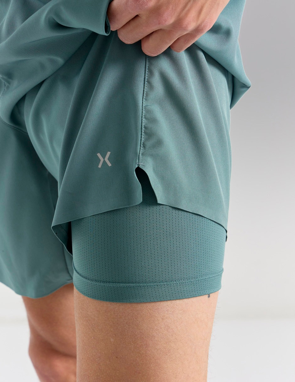 Short con bolsillos X10 para entrenamiento hombre