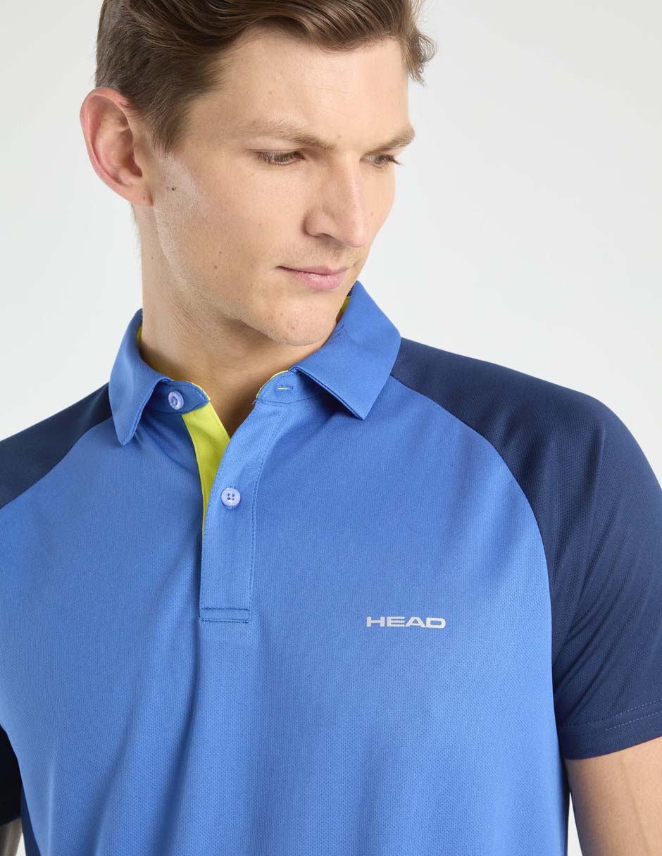 Playera tipo polo Head para hombre