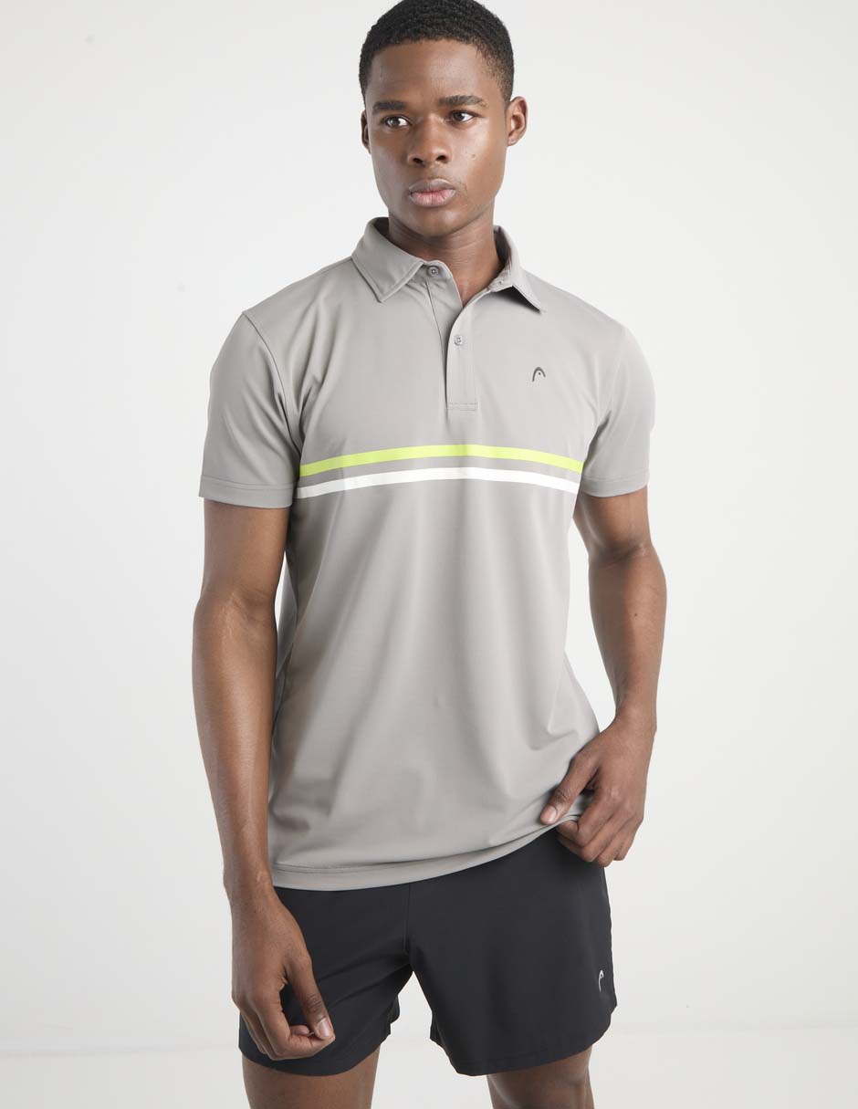 Playera tipo polo pádel para hombre 1