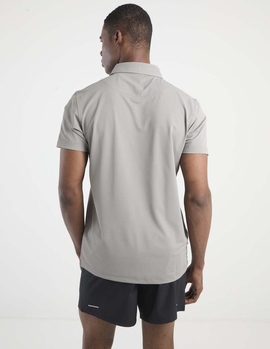 Playera tipo polo pádel para hombre 2