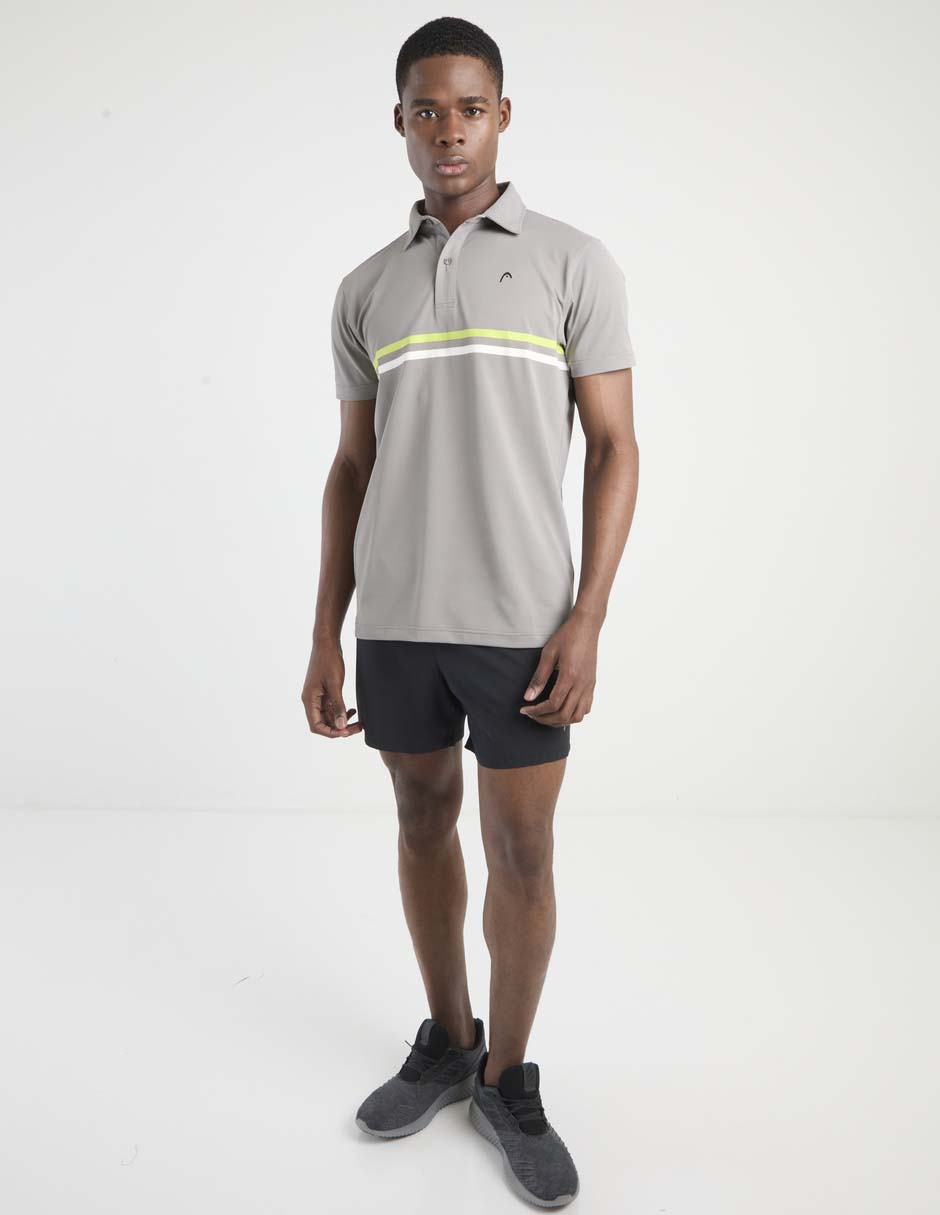 Playera tipo polo pádel para hombre 3
