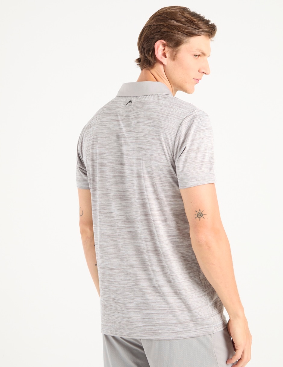 Playera tipo polo pádel para hombre 2