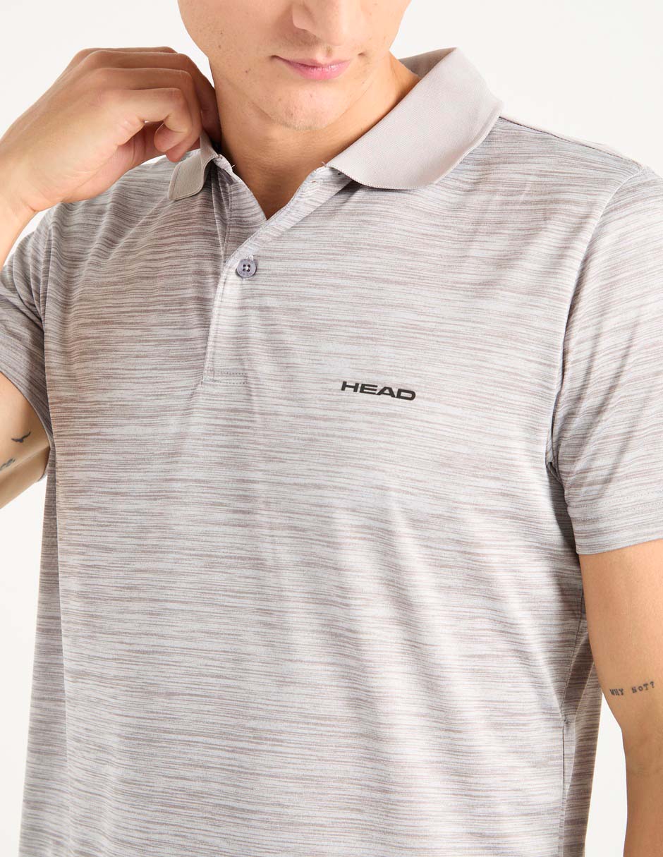 Playera tipo polo pádel para hombre 4