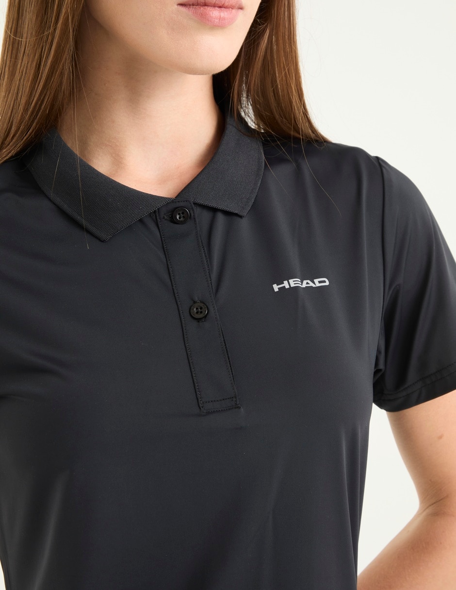 Playera tipo polo pádel para mujer 3