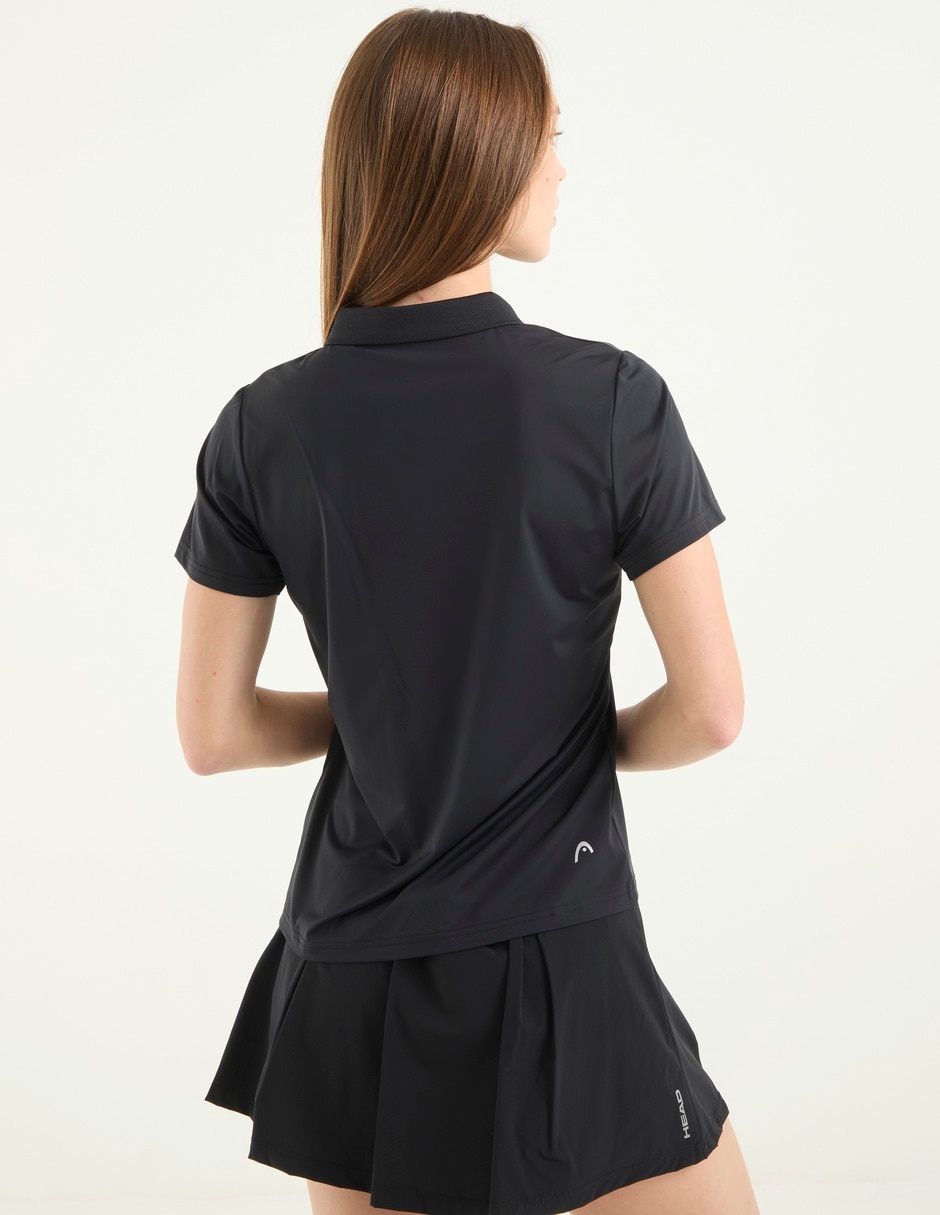 Playera tipo polo pádel para mujer 4