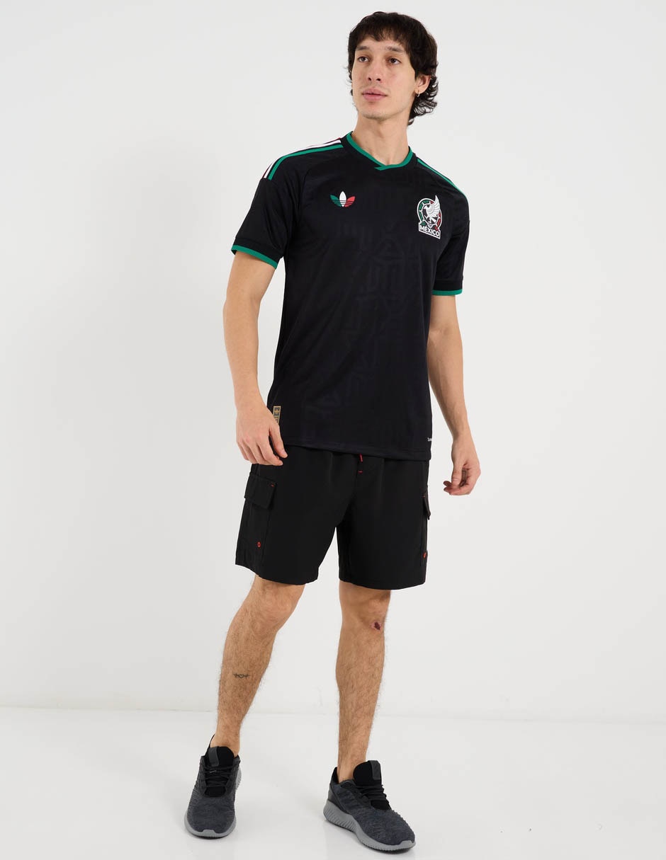 Jersey de Selección Nacional de México tercer equipo Authentic manga corta Mundial Adidas jugador para hombre