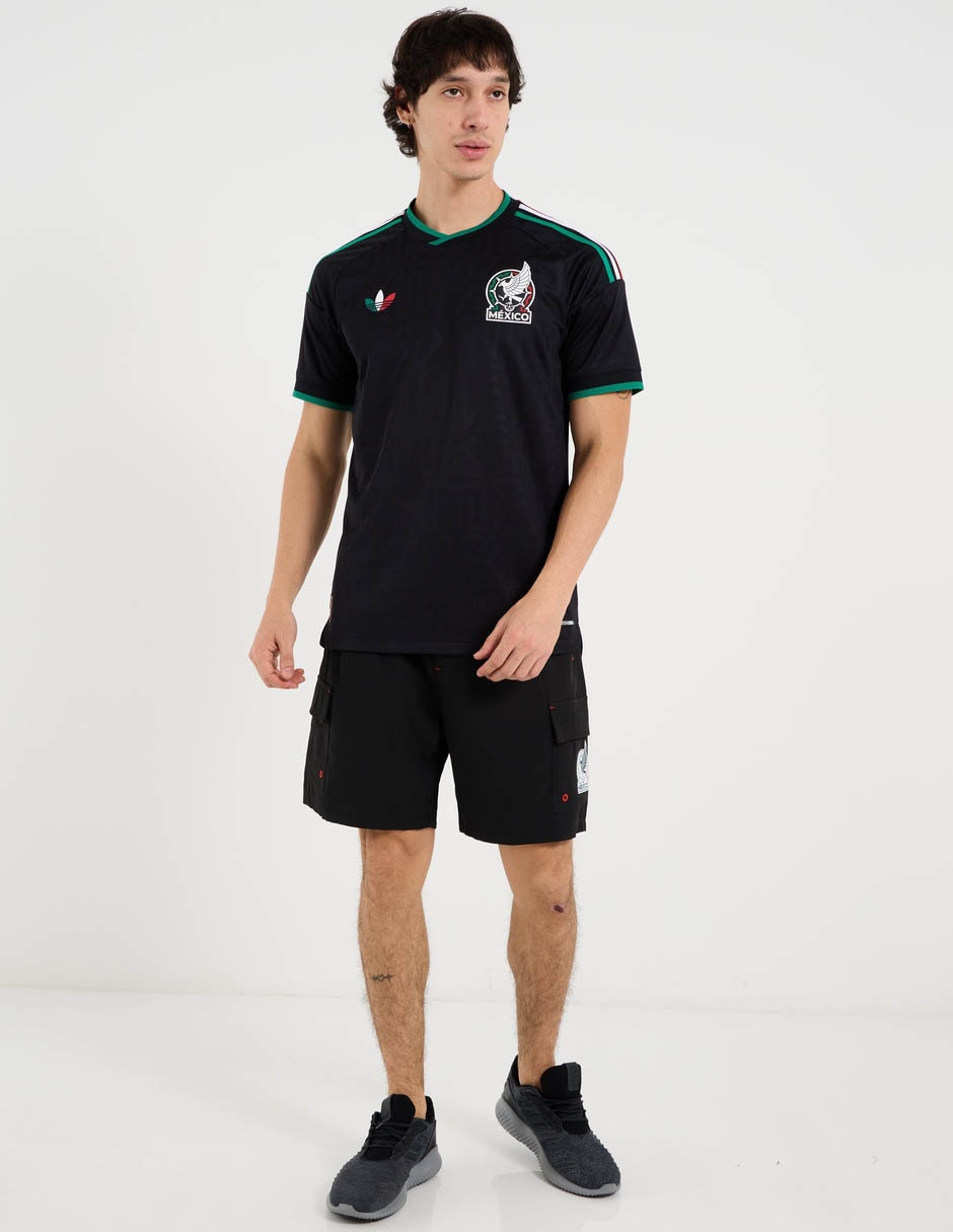 Jersey de Selección Nacional de México tercer equipo Authentic manga corta Mundial Adidas jugador para hombre
