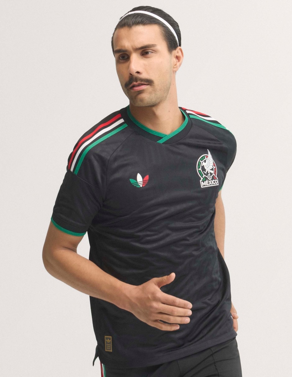 Jersey de Selección Nacional de México Tercer equipo Authentic manga corta para hombre