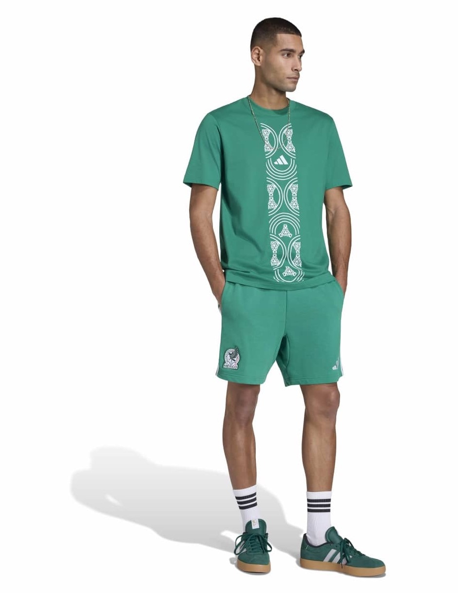 Playera deportiva para fútbol Mundial Adidas Selección Nacional de México para hombre