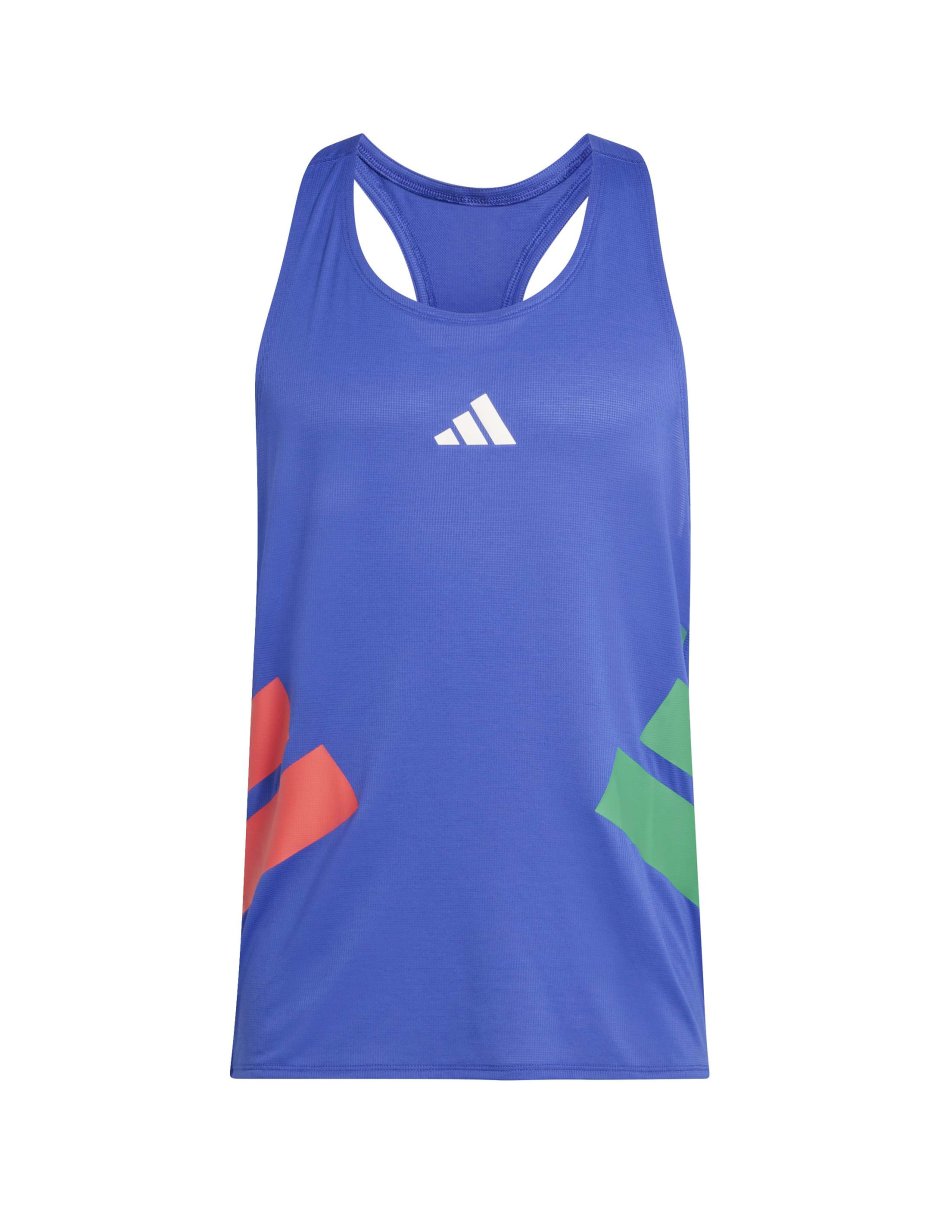 Playera deportiva para correr Adidas de hombre