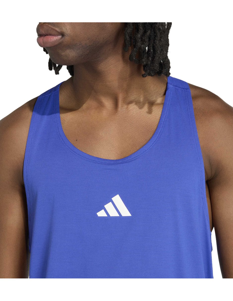 Playera deportiva para correr Adidas de hombre