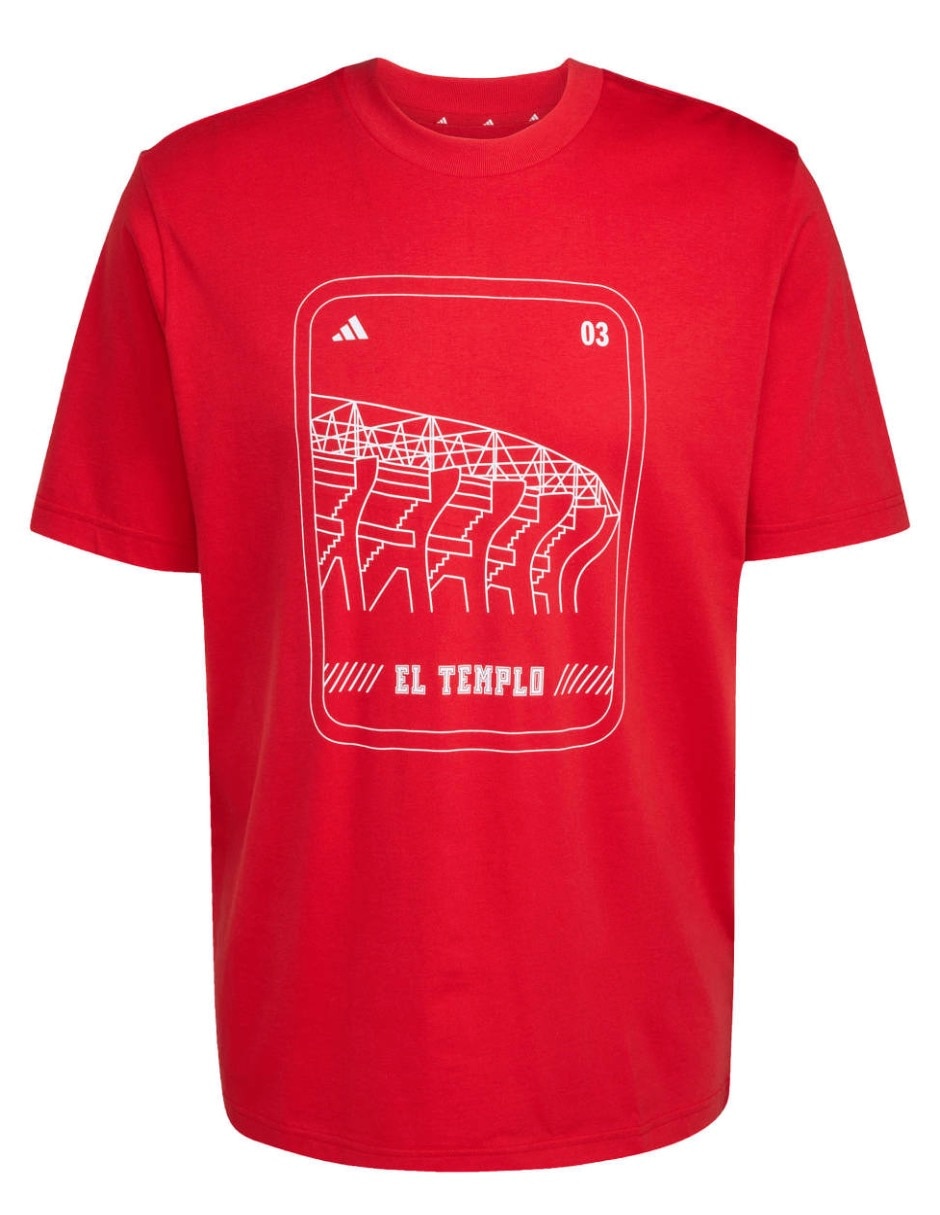 Playera deportiva para fútbol Mundial Adidas selección nacional de México de hombre