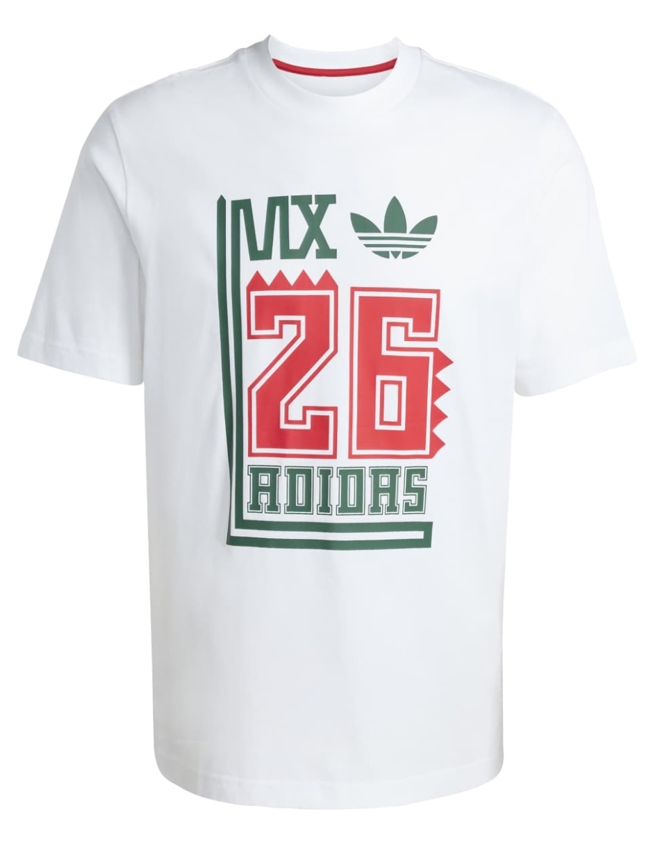 Playera deportiva para fútbol Mundial Adidas selección nacional de México de hombre