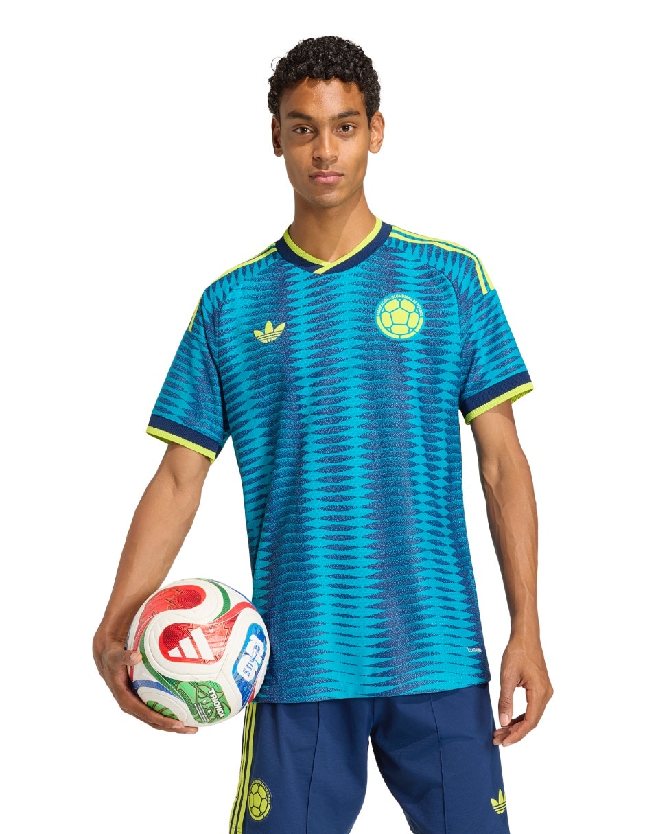 Jersey de Selección de fútbol de Colombia visitante authentic jugador para hombre Jersey de Selección de fútbol de Colombia visitante authentic jugador para hombre