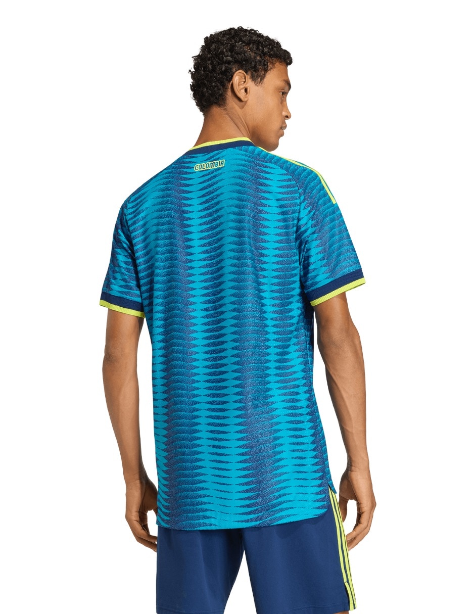 Jersey de Selección de fútbol de Colombia visitante authentic para hombre 4