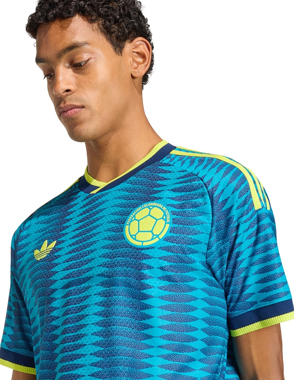 Jersey de Selección de fútbol de Colombia visitante authentic para hombre 7