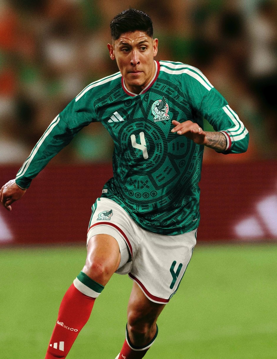 Jersey de Selección Nacional de México local authentic manga corta Mundial Adidas para hombre