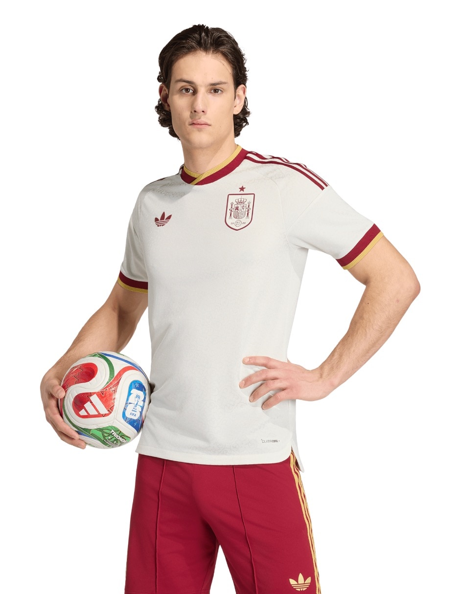 Jersey de Selección de fútbol de España visitante authentic para hombre 3