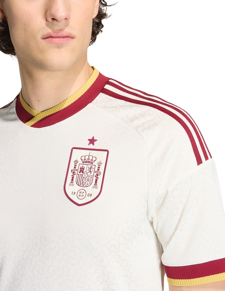 Jersey de Selección de fútbol de España visitante authentic para hombre 6