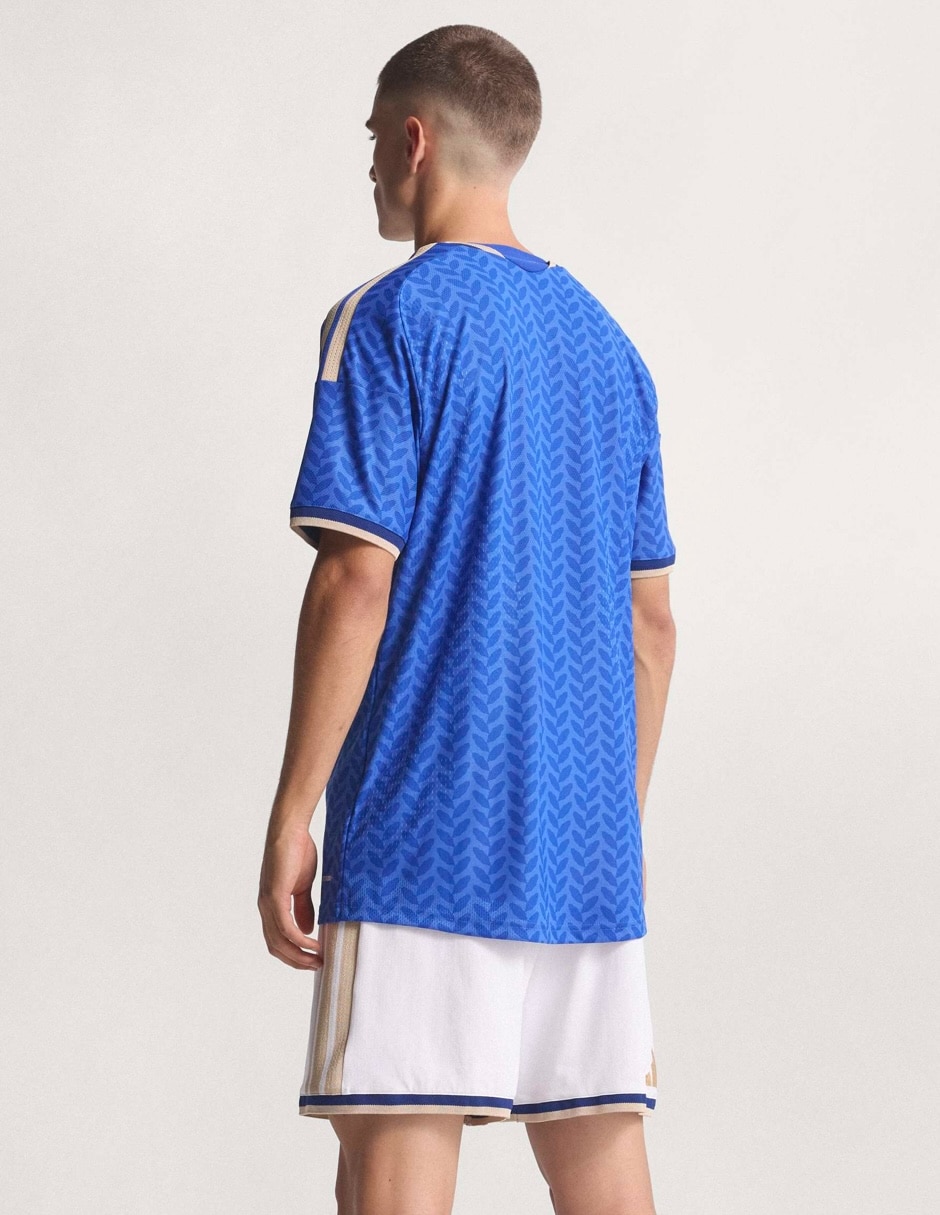 Jersey de Selección de fútbol de Italia local authentic manga corta Mundial Adidas jugador para hombre