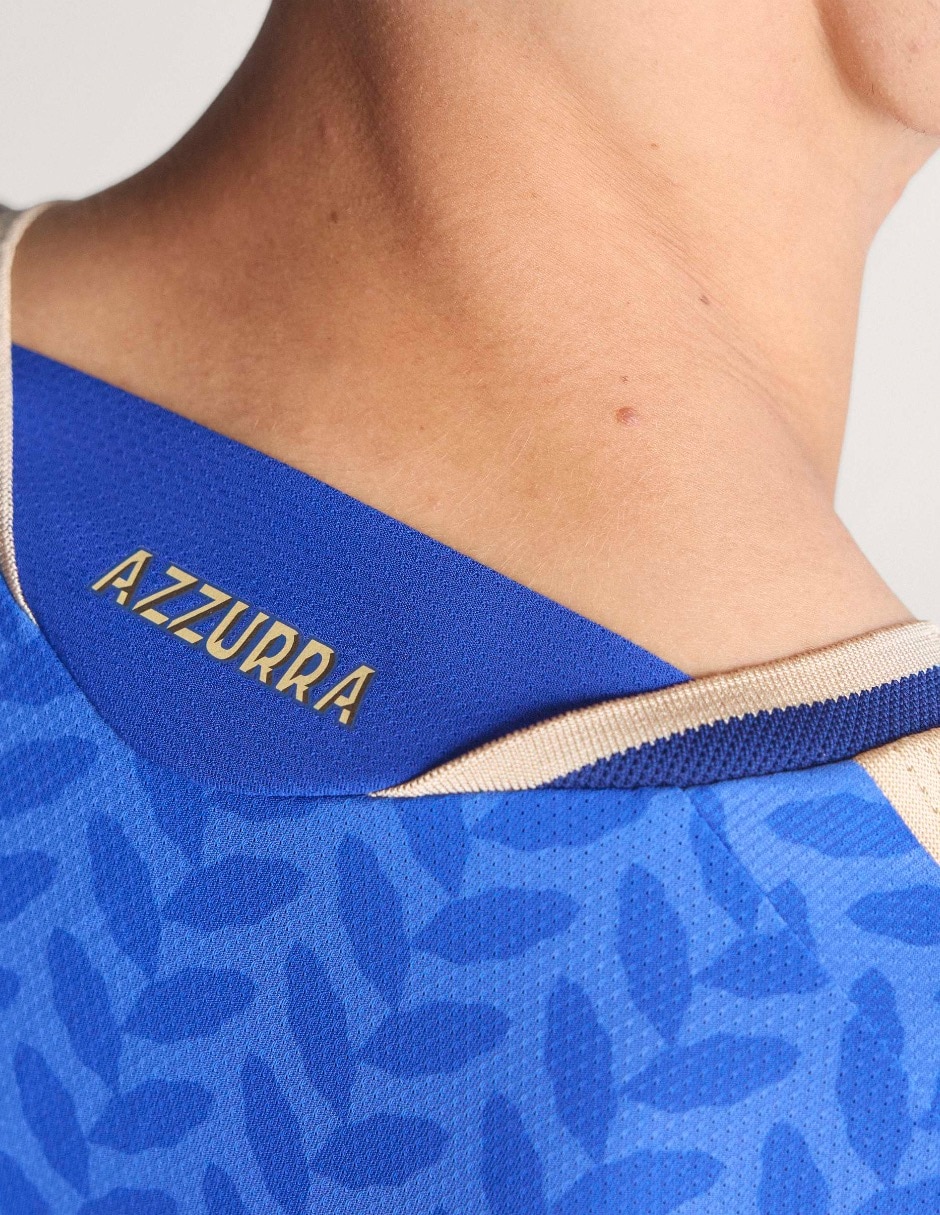 Jersey de Selección de fútbol de Italia local authentic manga corta Mundial Adidas jugador para hombre