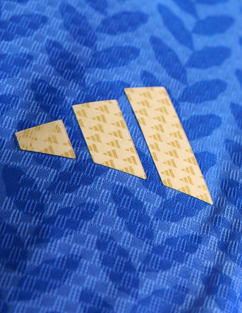Jersey de Selección de fútbol de Italia local authentic manga corta Mundial Adidas jugador para hombre