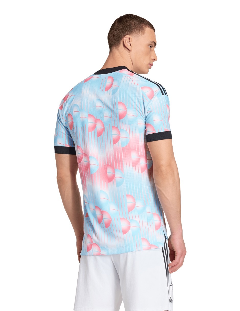 Jersey de Selección de fútbol de Bélgica visitante authentic Mundial Adidas jugador para hombre