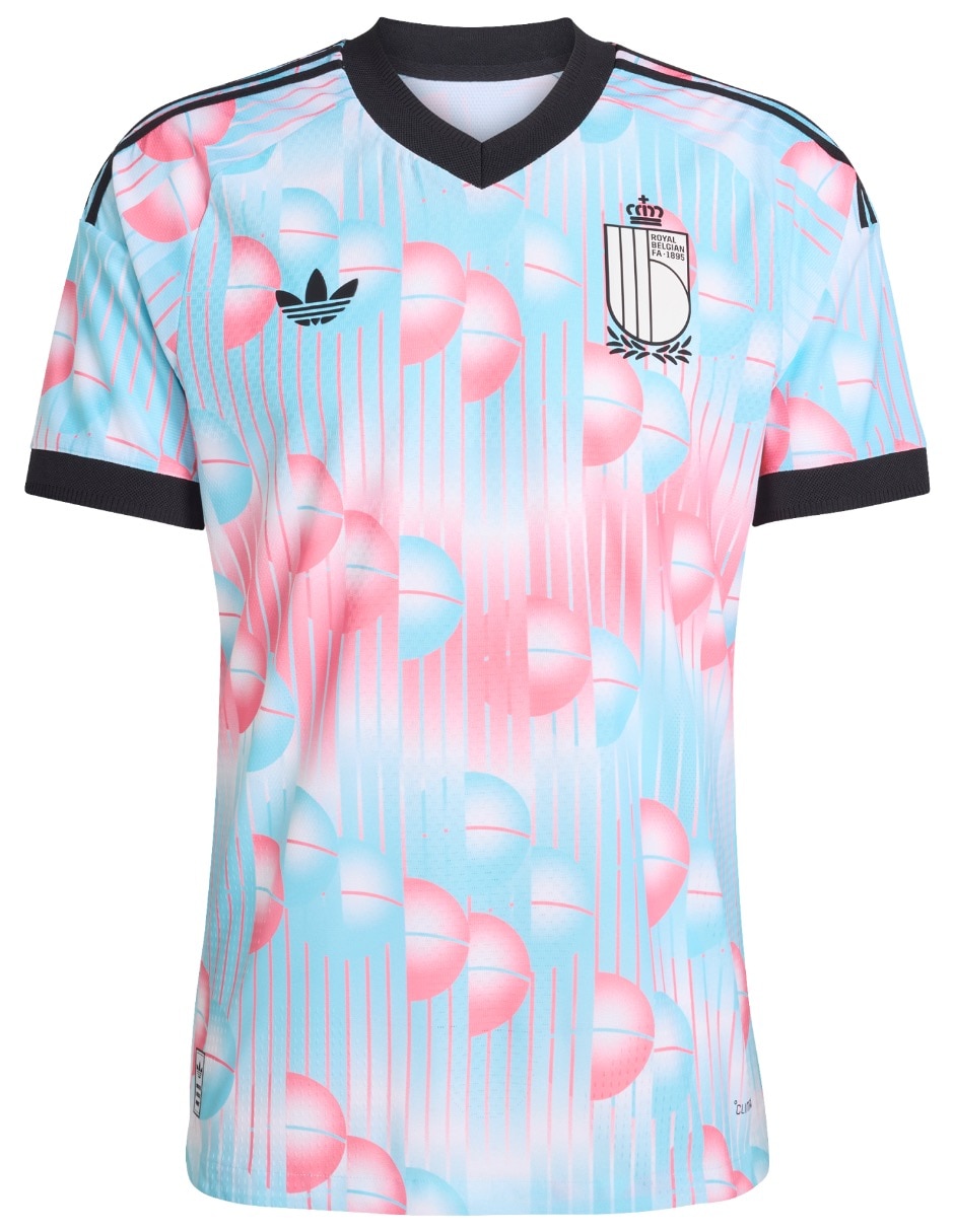 Jersey de Selección de fútbol de Bélgica visitante authentic Mundial Adidas jugador para hombre